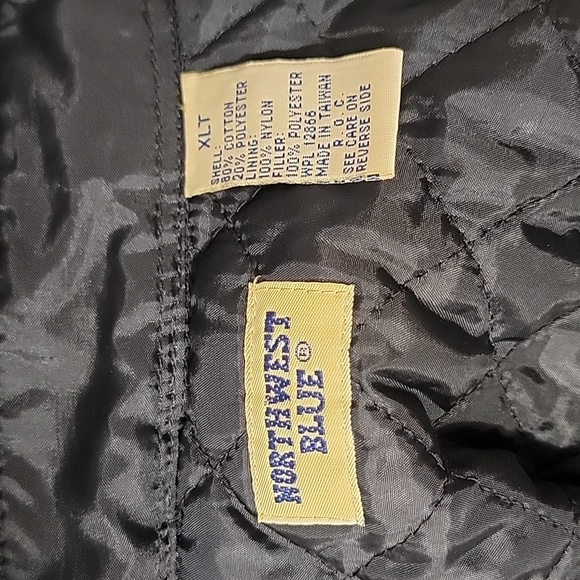 Vintage Northwest Blue Shirt Men's Lined Plaid Flannel Jacket Size XLT - Picture 2 of 5